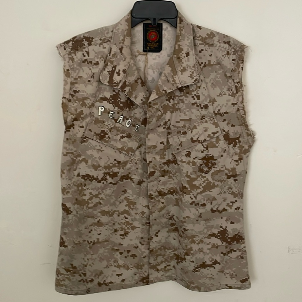 US MARINES Jacket/Blouse Camo Sleeveless